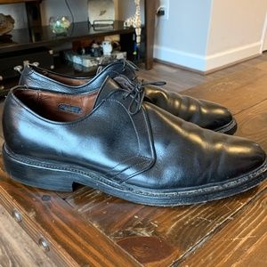 Allen Edmonds Jodox Black Leather Plain Toe Casual Mens Dress Shoes Size 9 D